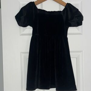 Vineyard Vines Black Velvet Kids Dress
